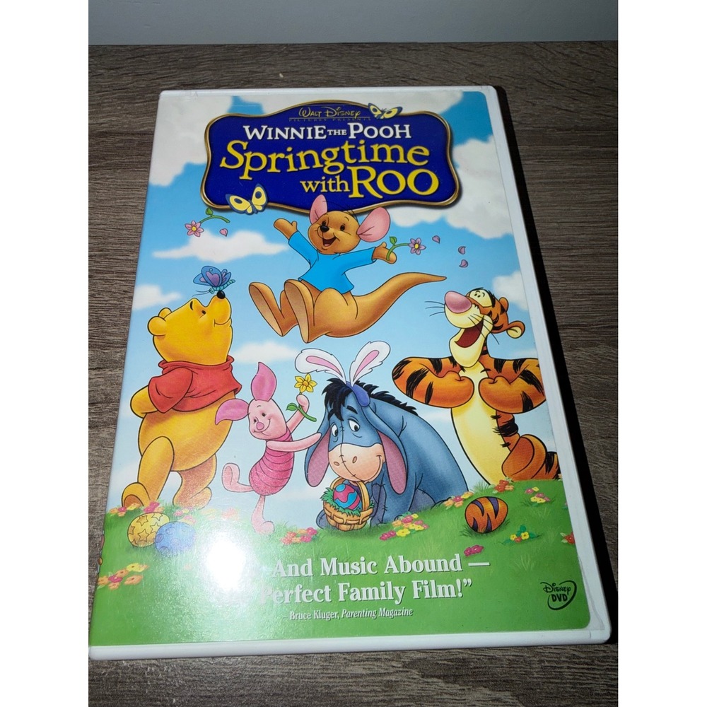 Disney Winnie the Pooh Springtime with Roo DVD 2004 Disney
